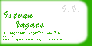 istvan vagacs business card